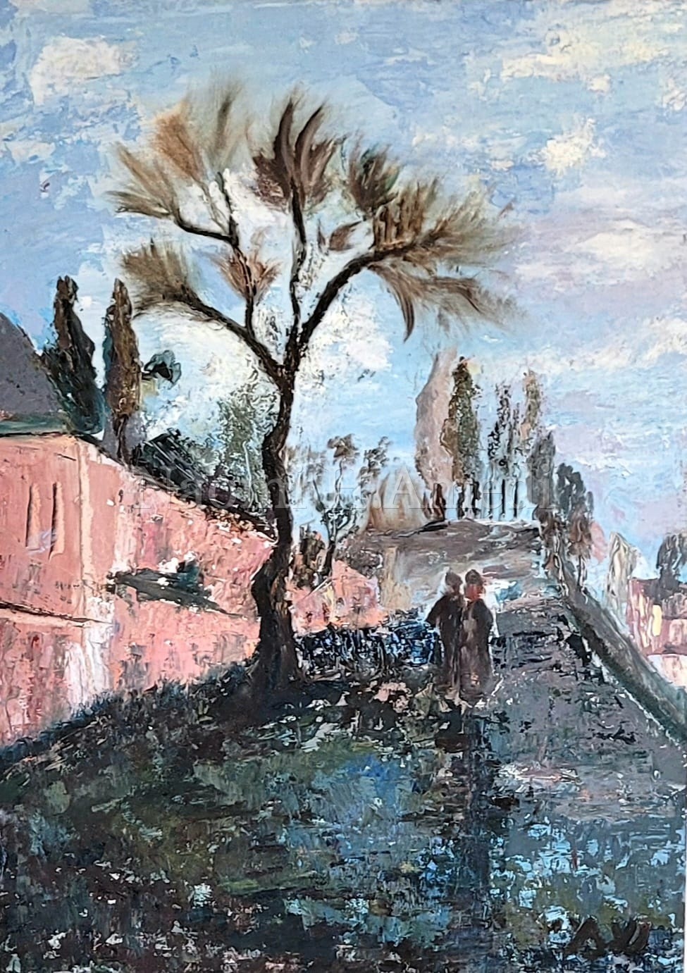 לעת ערב — שמן על קרטון · 50×70 ס"מ, מאת נעמי ח. עמדי